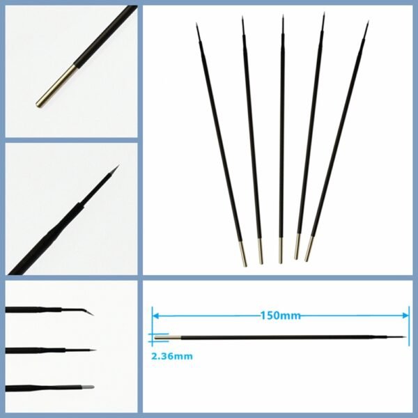 150mm Reusable Electrosurgical Needle Electrodes Cautery Autoclave Diathermy Tips 5Pcs/Set - Image 5